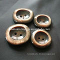 fancy brush polyester buttons for fur coat